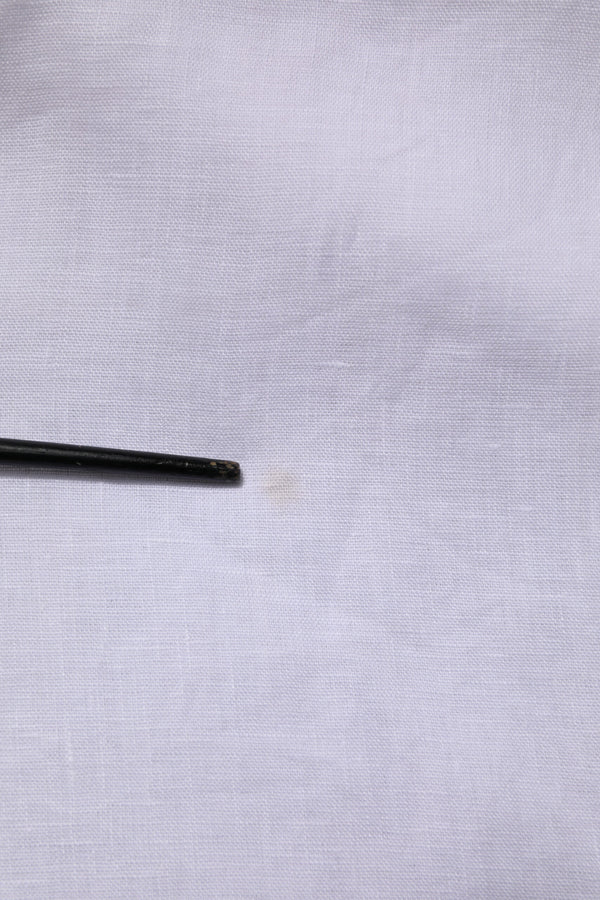 Dolce & Gabbana White Linen Long Sleeves Casual Men Shirt