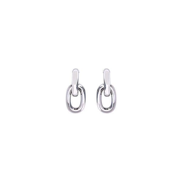 Rabanne Double XL Link Earrings
