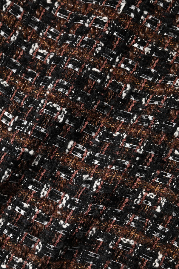 Dolce & Gabbana Multicolor Sleeveless Mini Tweed A-line Dress