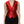Dolce & Gabbana Red Black Button Down Sleeveless Vest Top