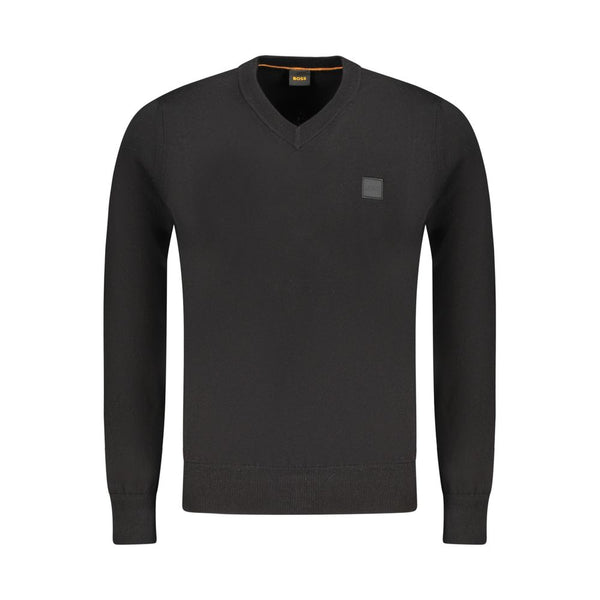 Hugo Boss Black Cotton Sweater