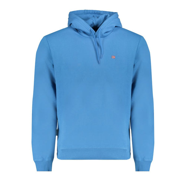 Napapijri Blue Cotton Men Sweater