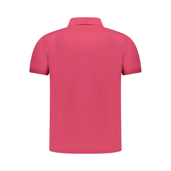 K-WAY Pink Cotton Men Polo Shirt