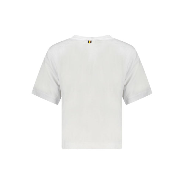 K-WAY White Cotton Women T-Shirt