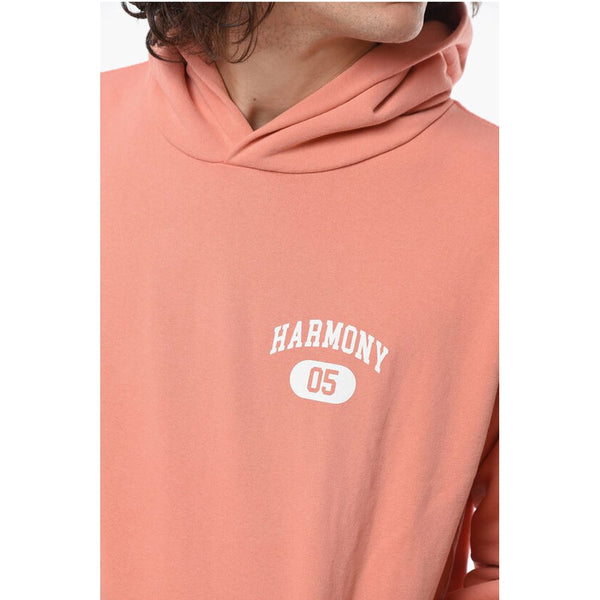 Harmony Logo Printed Brushed Cotton Hoodie