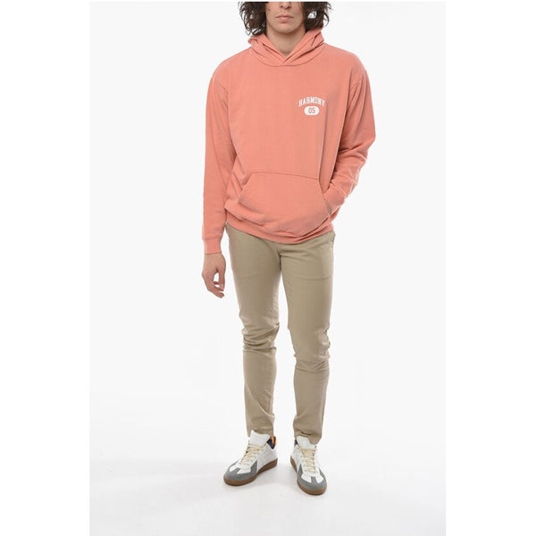 Harmony Logo Printed Brushed Cotton Hoodie