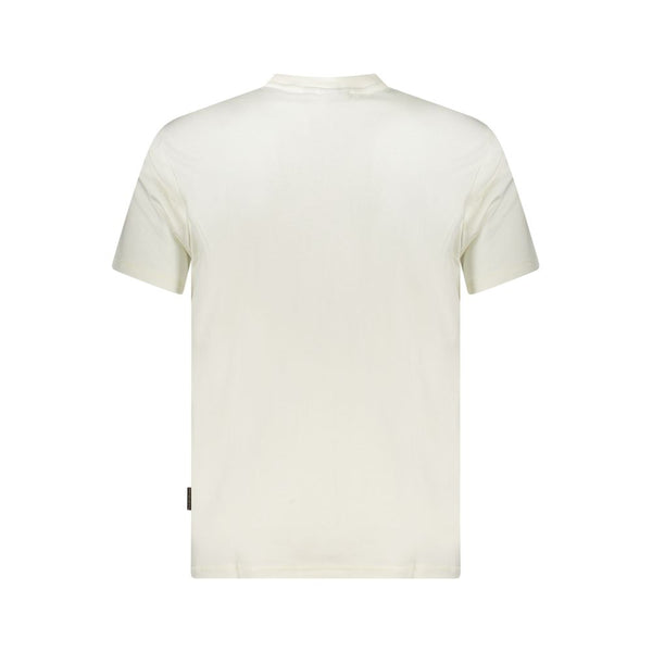 Napapijri White Cotton Men T-Shirt