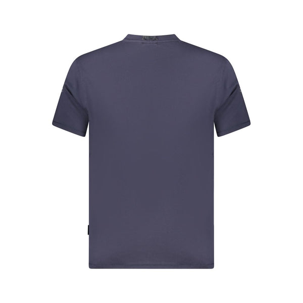 Napapijri Blue Organic Cotton Men T-Shirt
