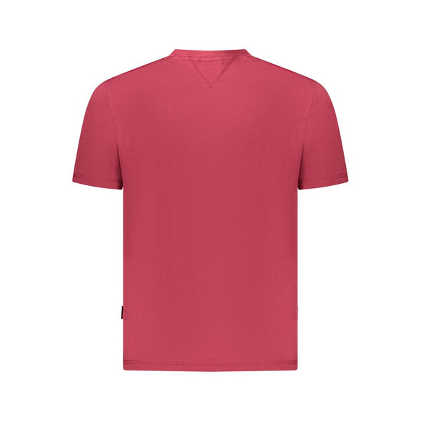 Napapijri Red Cotton Men T-Shirt