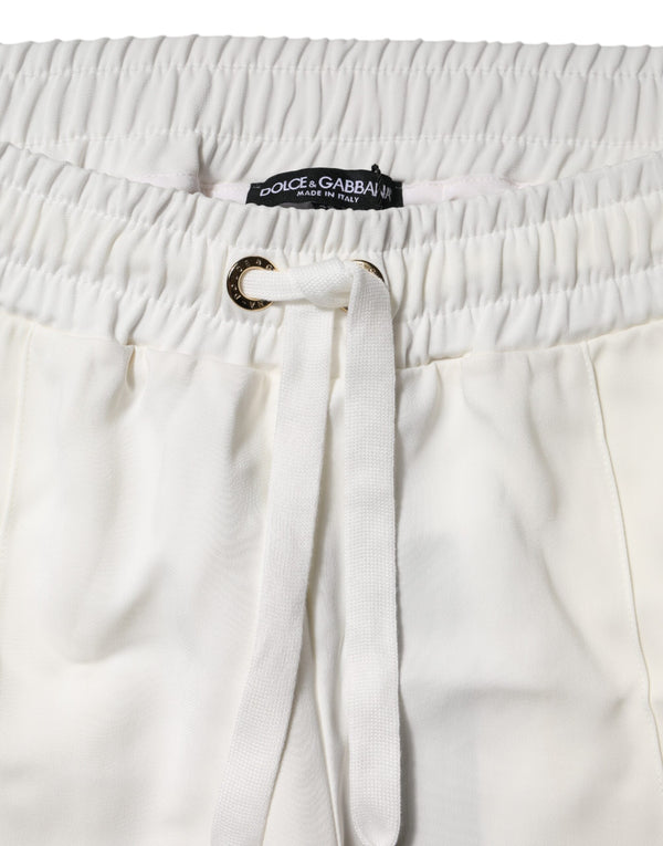 Dolce & Gabbana White Jogger Sweatpants Pants
