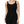 Dolce & Gabbana Black Cotton Stretch Sleeveless Women Tank Top