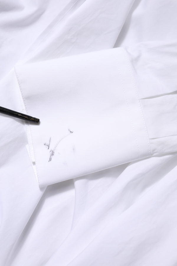 Dolce & Gabbana White Cotton Collared Shirt Long Sleeve Top