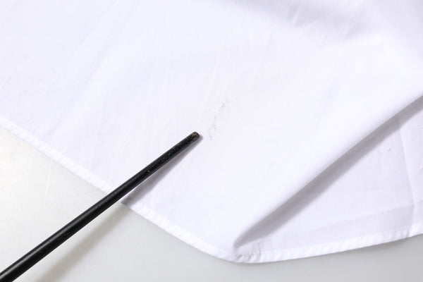 Dolce & Gabbana White Cotton Collared Shirt Long Sleeve Top