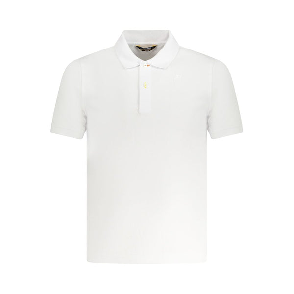 K-WAY White Cotton Polo Shirt