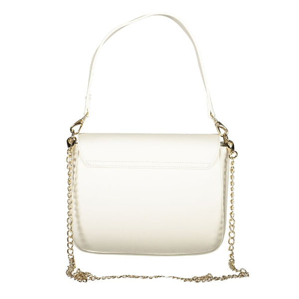 Mario Valentino White Polyethylene Handbag