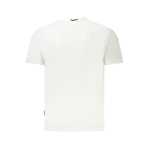 Napapijri White Cotton Men T-Shirt