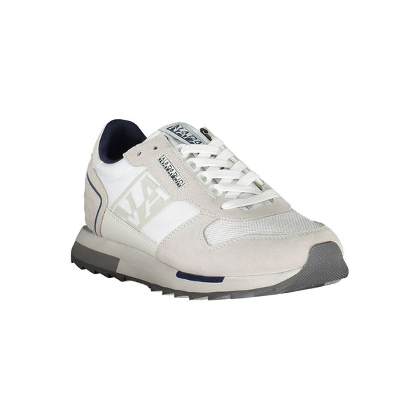 Napapijri White Leather Men Sneaker