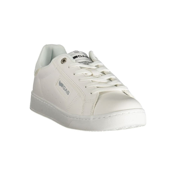 Gas White Polyester Women Sneaker