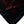 Dolce & Gabbana Black Red Viscose Square Men Foulard Scarf