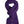 Dolce & Gabbana Purple DG Logo Neck Warmer Wrap Shawl Scarf