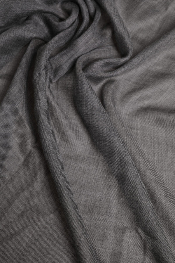 Dolce & Gabbana Gray Logo Print Neck Warmer Wrap Shawl Scarf