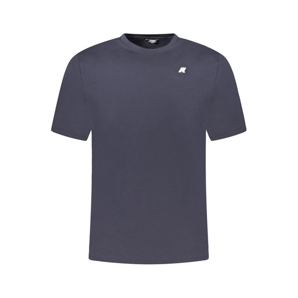 K-WAY Blue Cotton Men T-Shirt
