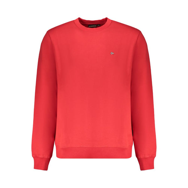 Napapijri Red Organic Cotton Men Sweater