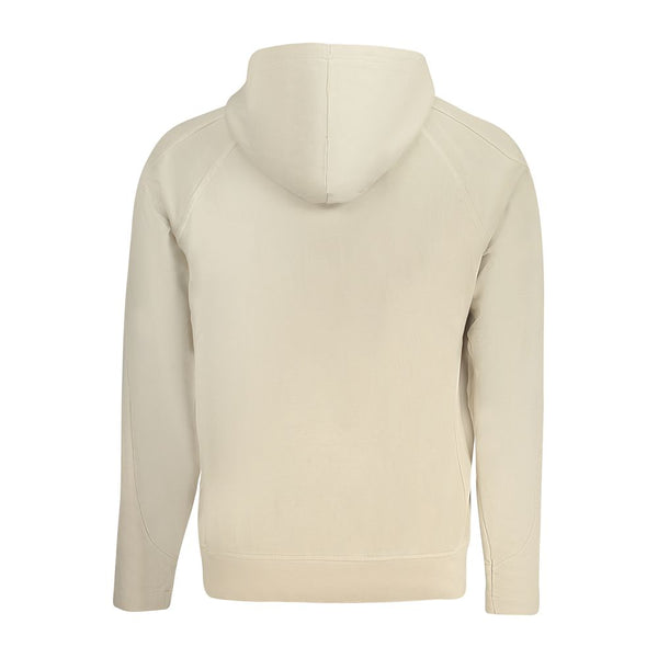Hugo Boss Beige Cotton Men Hoodie