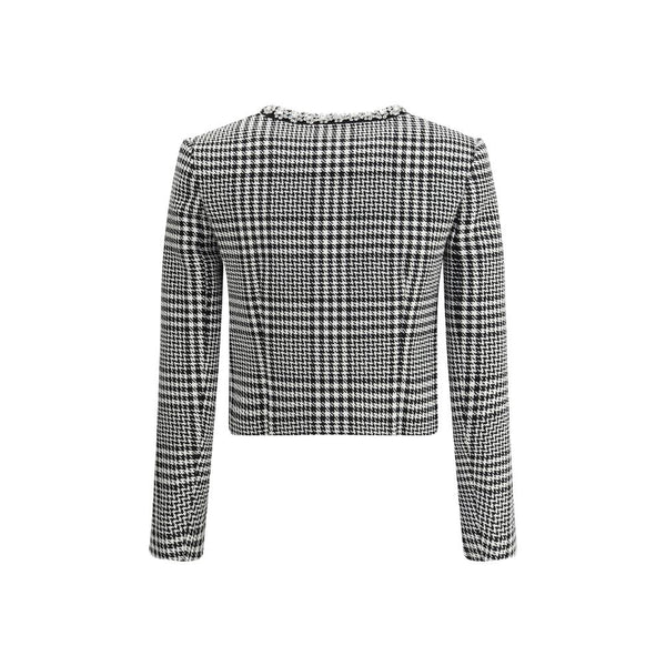 Self-Portrait Check Blazer