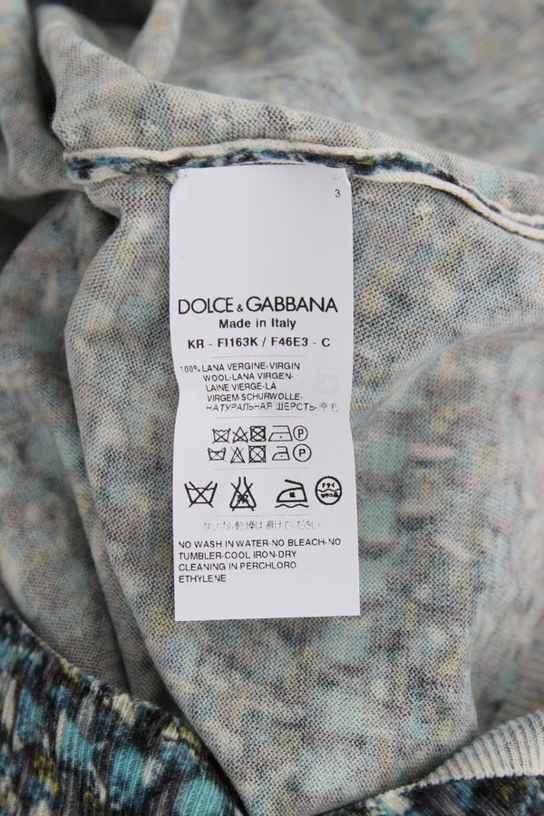 Dolce &amp; Gabbana sininen villapaita hihaton villapaita