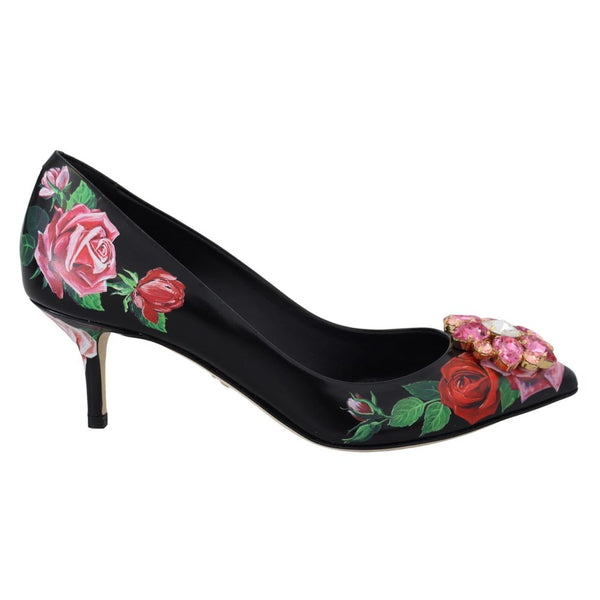 Dolce & Gabbana Black Leather Pump