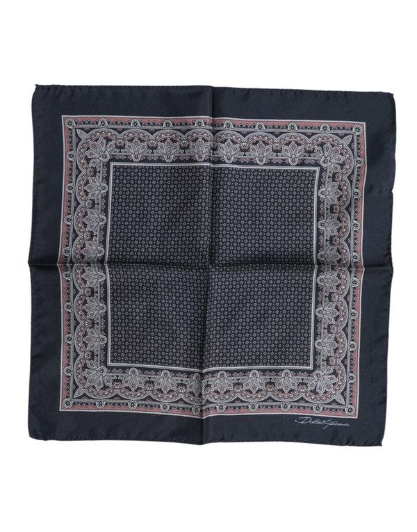 Dolce & Gabbana Multicolor Fantasy Silk Square Foulard Scarf