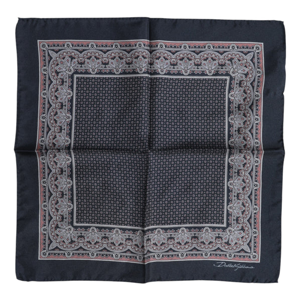 Dolce & Gabbana Multicolor Fantasy Silk Square Foulard Scarf