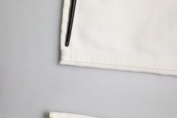 Dolce & Gabbana White Cotton Skinny Men Denim Jeans