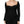 Dolce & Gabbana Black Viscose Long Sleeve Pullover Blouse Top