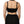 Dolce & Gabbana Black Cropped Viscose Halter Bustier Top