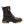 Dolce & Gabbana Brown Black Leather Boots Zipper Lace Up Shoes