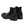 Dolce & Gabbana Black Leather Ankle Boots Slip On Shoes