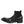 Dolce & Gabbana Black Leather Ankle Boots Slip On Shoes