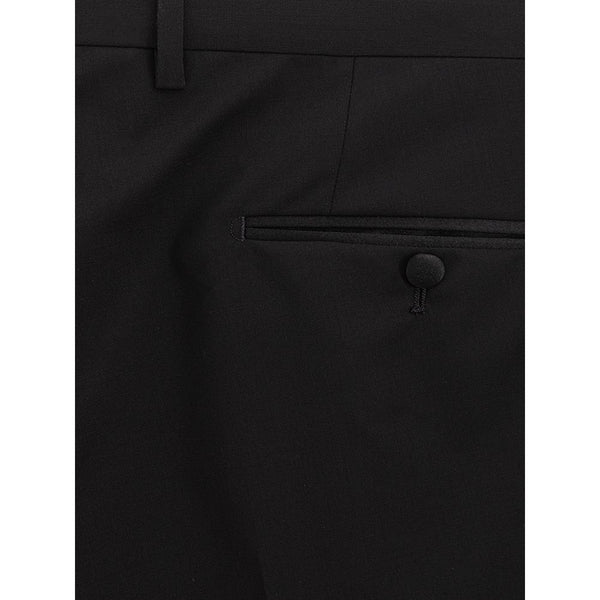 Dolce & Gabbana Black Wool Pant