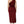 Dolce & Gabbana Red Viscose Fitted One Shoulder Midi Dress