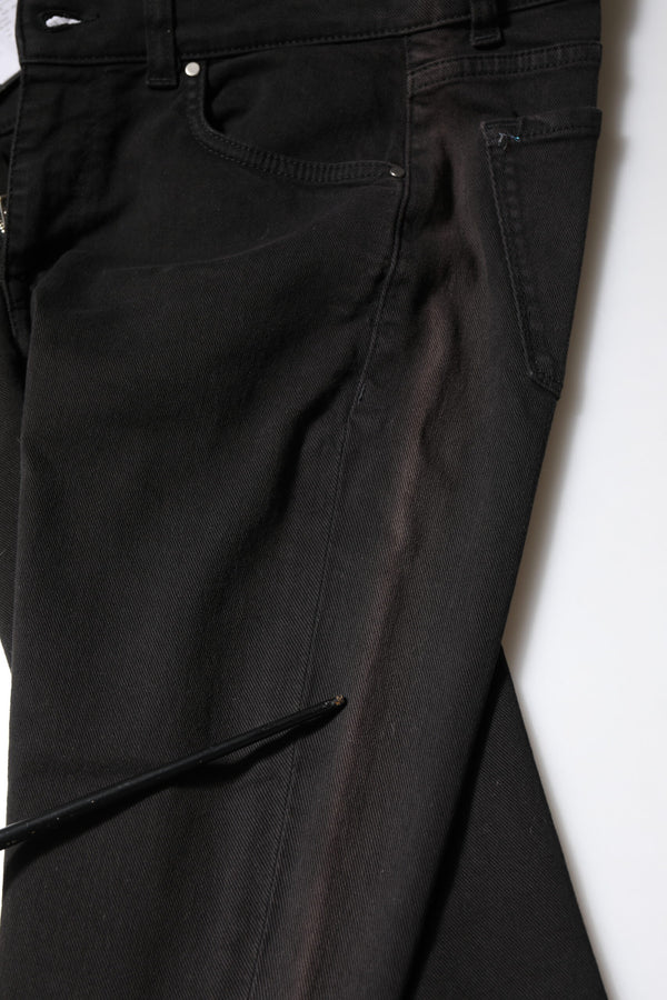 Dolce & Gabbana Black Cotton Skinny Mid Waisted Denim Jeans