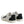 Dolce & Gabbana White Black Leather Lace Up Men Sneakers Shoes