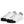 Dolce & Gabbana White Black Logo Leather Lace Up Sneakers Shoes