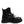 Dolce & Gabbana Black Leather Logo Ankle Boots Lace Up Shoes