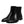 Dolce & Gabbana Black Leather Logo Ankle Boots Studded Shoes