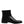 Dolce & Gabbana Black Leather Logo Ankle Boots Studded Shoes
