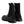 Dolce & Gabbana Black Leather Mid Calf Boots Flats Shoes