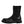 Dolce & Gabbana Black Leather Mid Calf Boots Flats Shoes