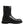Dolce & Gabbana Black Leather Mid Calf Boots Flats Shoes